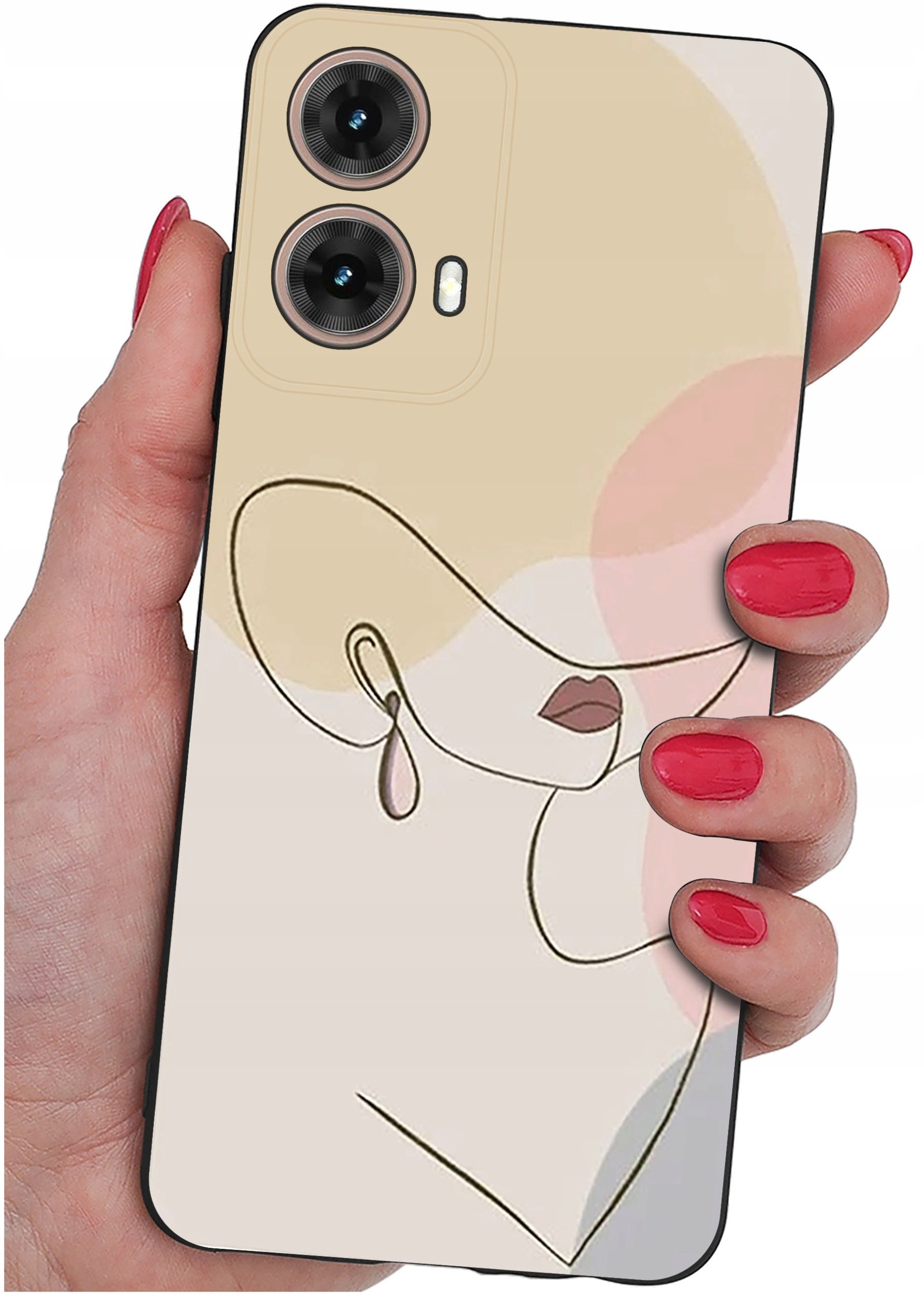 Etui do Motorola Moto G85 5G WZORY |SILIKONOWE MATT CASE