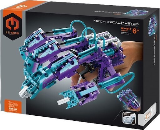 Bigtoys IM.MASTER bioniczna dłoń fiolet 484el 6843 43784