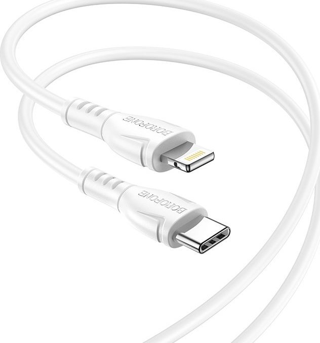 Kabel USB USB-C - Lightning 1 m Biały (KABAV1161)