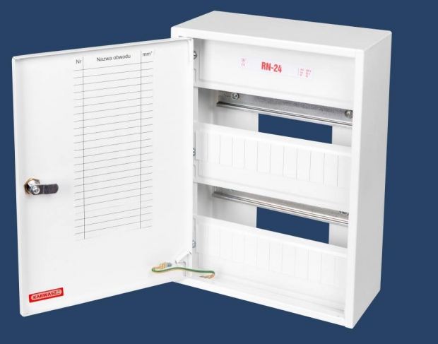 Karwasz Rozdzielnica bezpiecznikowa n/t biała RN-24