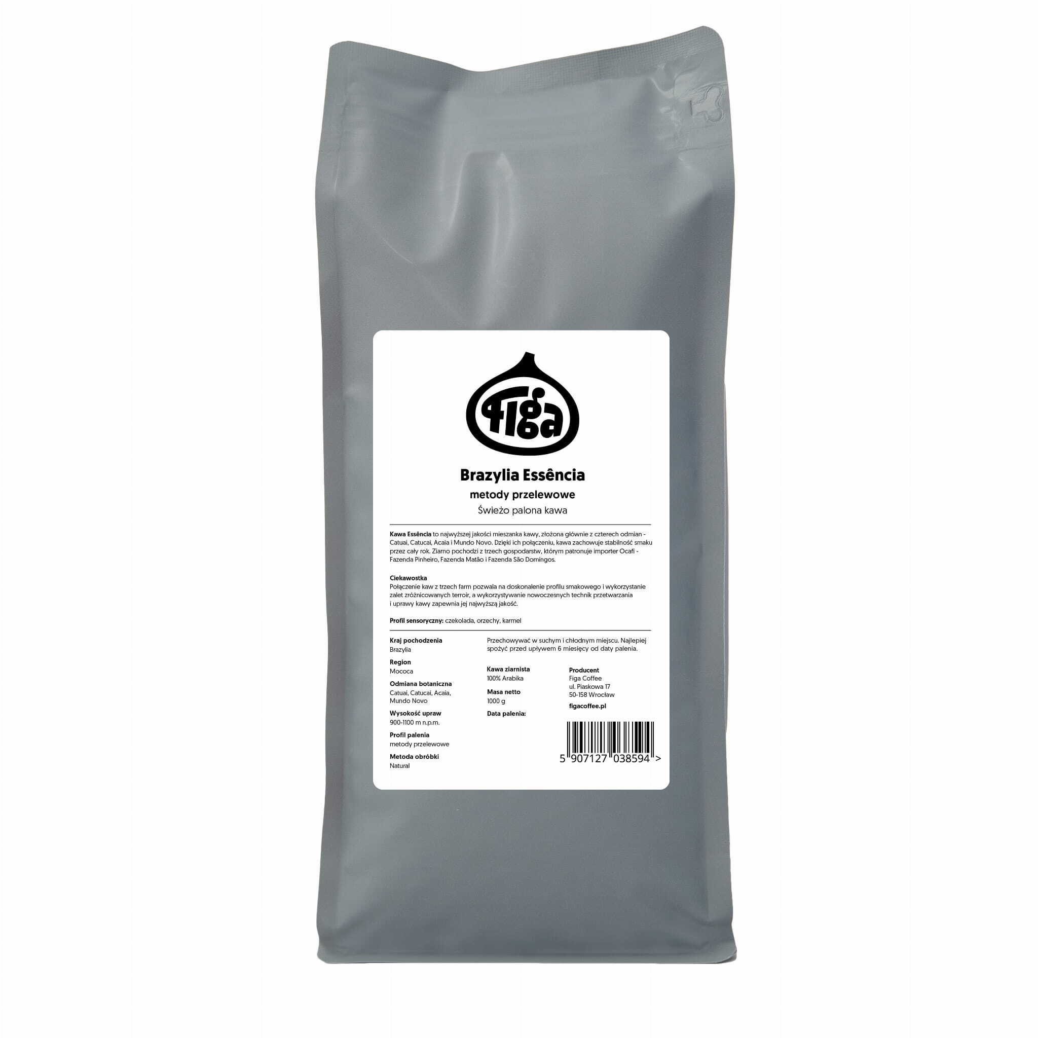 Kawa ziarnista Figa Coffee Brazylia Essencia Filter 1 kg
