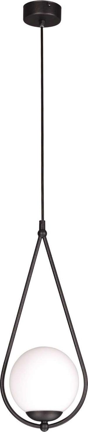 Lampa wisząca Kaja LAMPA modernistyczna K-4770 wisząca OPRAWA szklane kule ZWIS kropla ball czarna biała