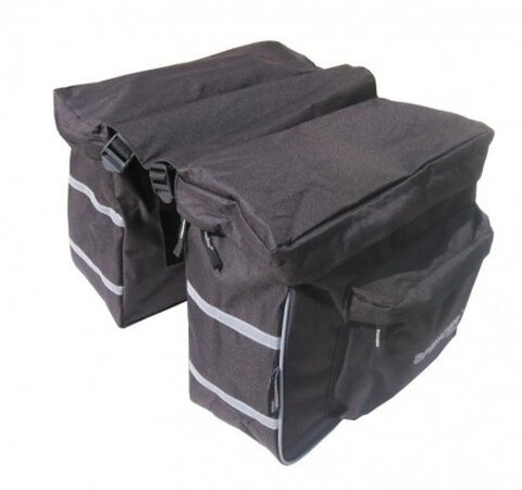 Sakwa rowerowa Spencer Day Tripper 2-komorowa 20L czarna