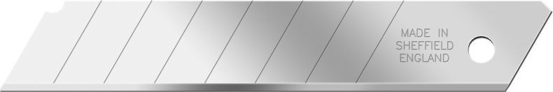 Jewel Blade Ostrze łamane do noża technicznego Standard - IND201, 18 mm (opakowanie 100 szt.)