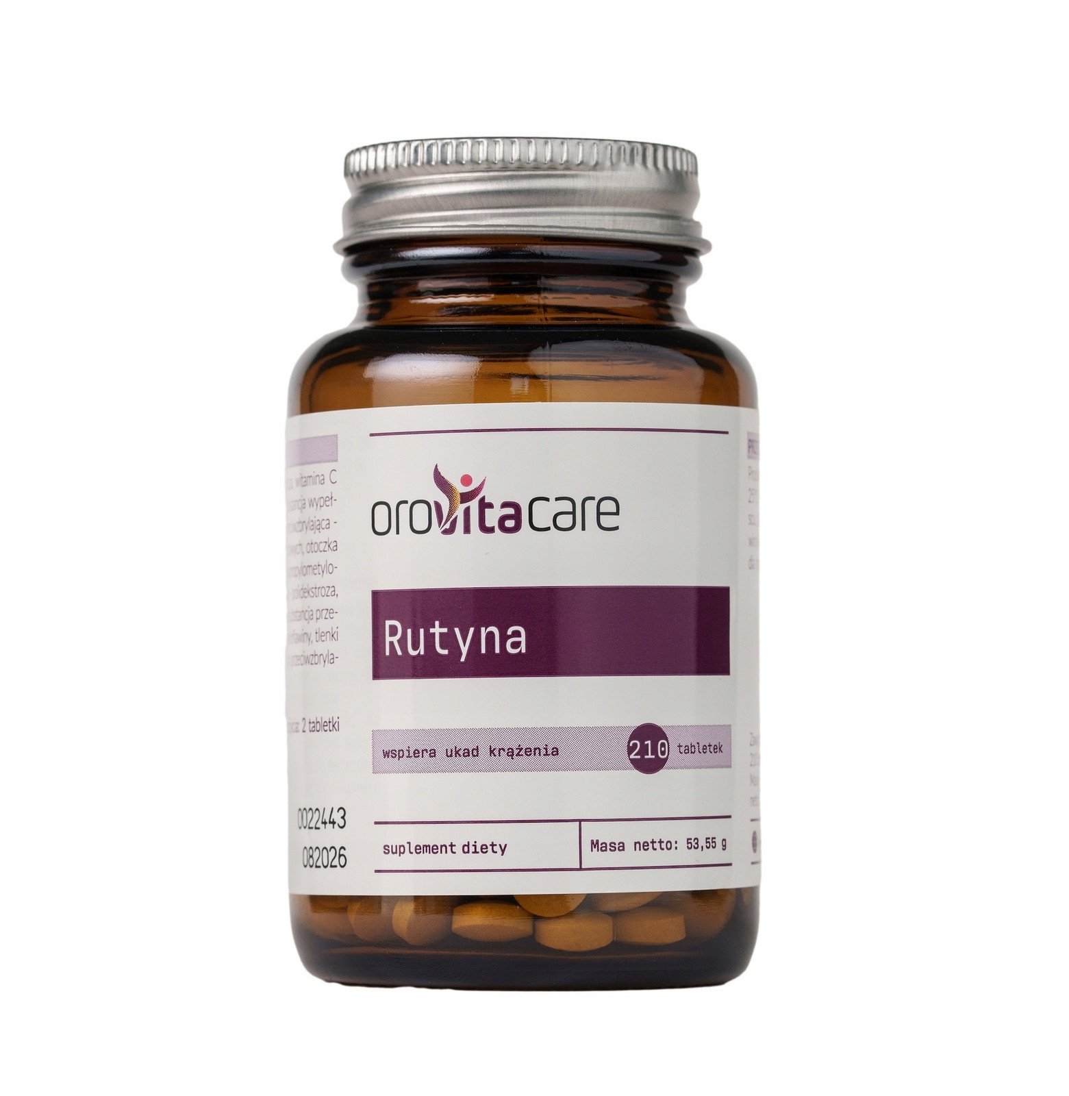 Orovitacare Rutyna 210 tabletek one size