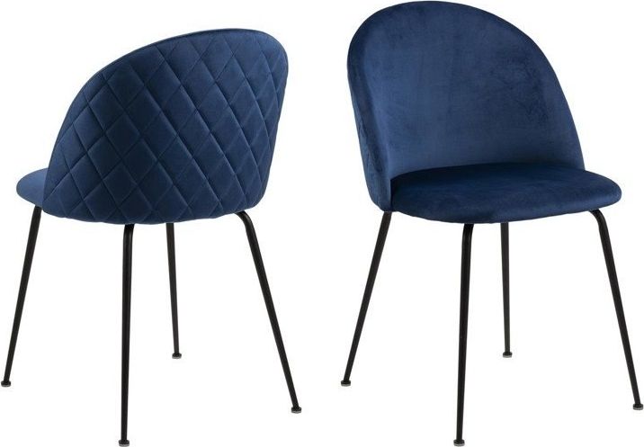Actona Krzesło do jadalni LOUISE niebieski