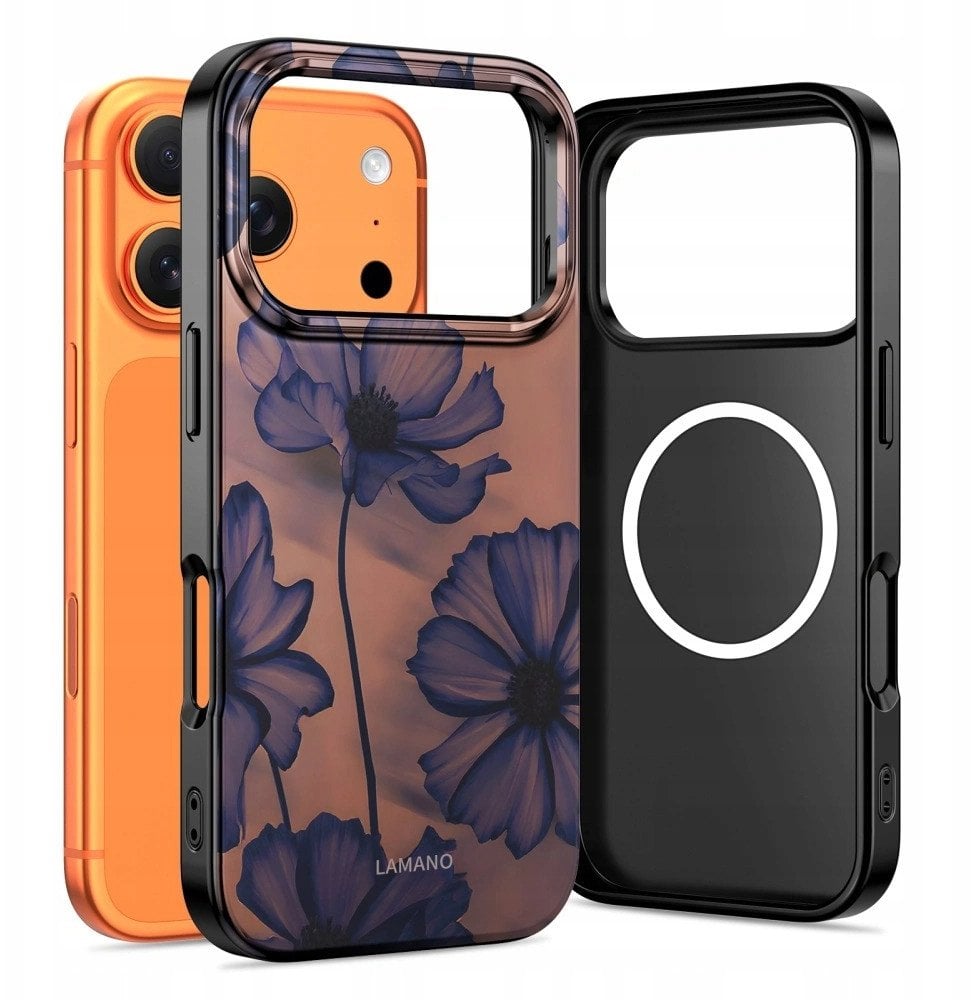 Etui Tech-Protect Lamano MagSafe do Apple iPhone 17 Pro Velvet Night