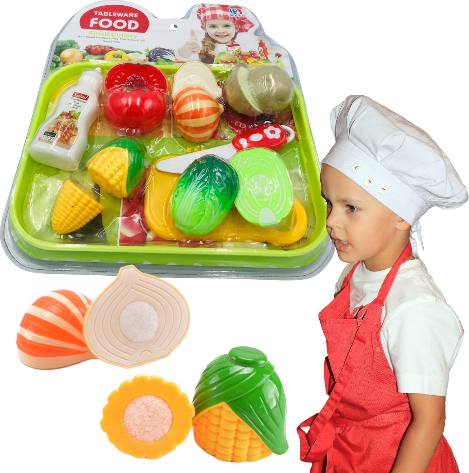 Zestaw Kuchenny Krojenie Warzyw Na Rzepy Warzywa Deska Nóż Taca Dressing