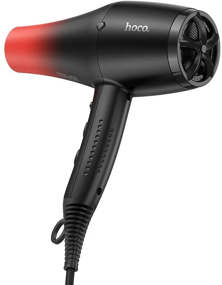 HOCO suszarka do włosów z nadmuchem ciepłego i zimnego powietrza HP15 czerwona gradient