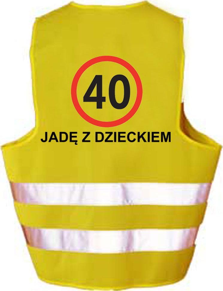 libres Kamizelka Odblaskowa Ostrzegawcza Jadę Z Dzieckiem