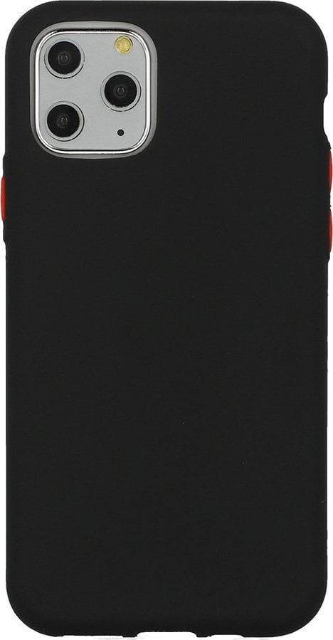 Mocco Soft Cream Silicone Back Case for Apple iPhone 12 Pro Max Black