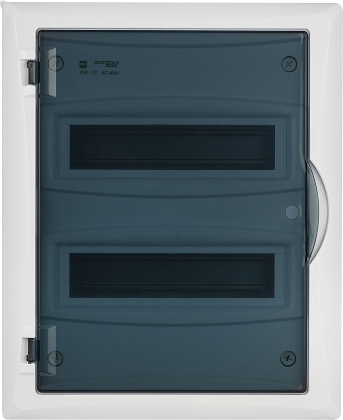 Elektro-Plast Rozdzielnica modułowa 2x12 p/t 2/24 drzwi transparentne (N+PE) IP40 2515-01