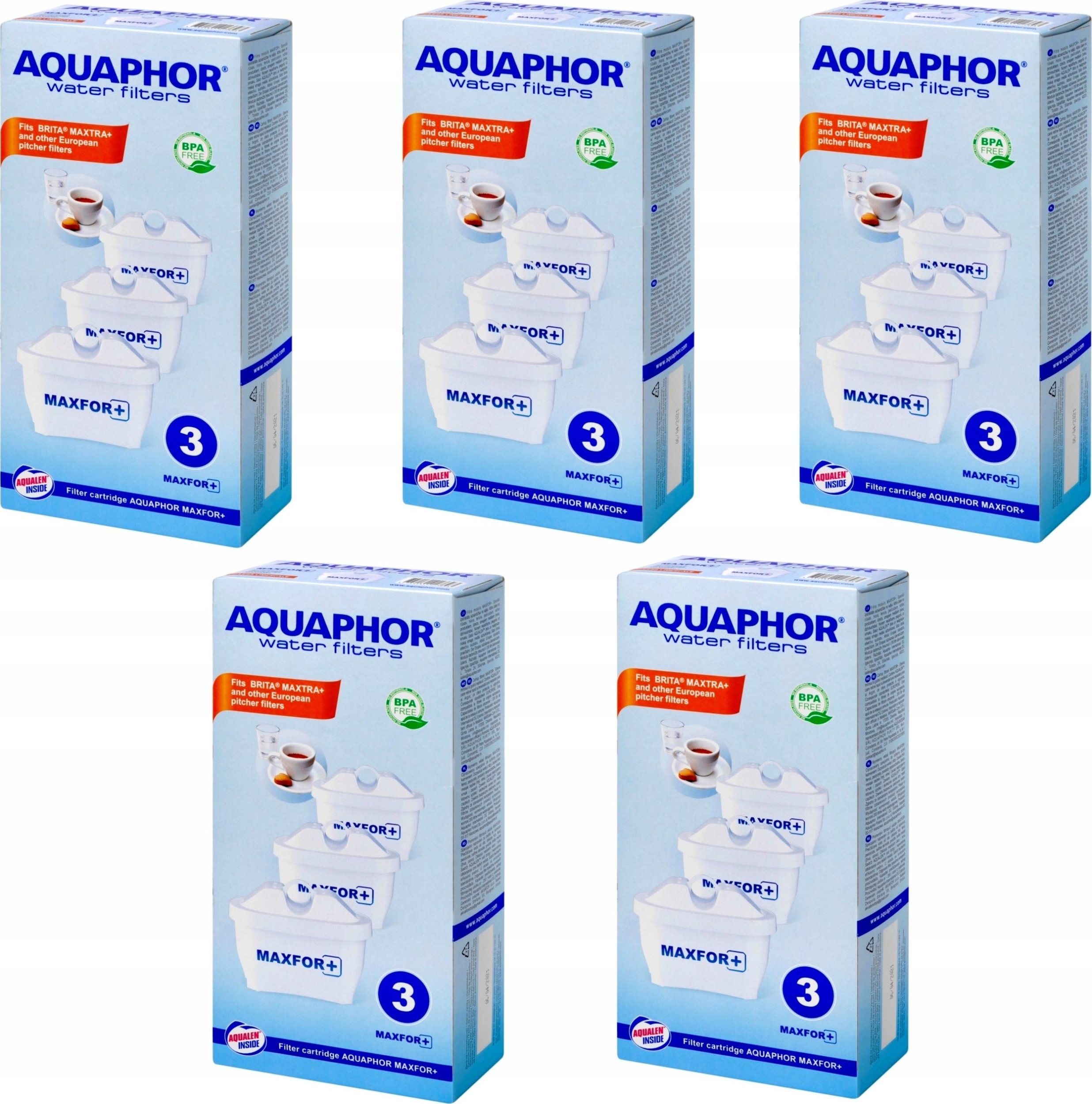 Wkład filtrujący Aquaphor Maxfor+ 15 szt.