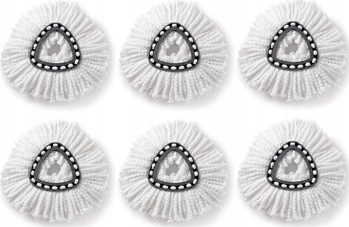 Korbi 6x WKŁAD DO MOPA OBROTOWEGO NAKŁADKA KOŃCÓWKA