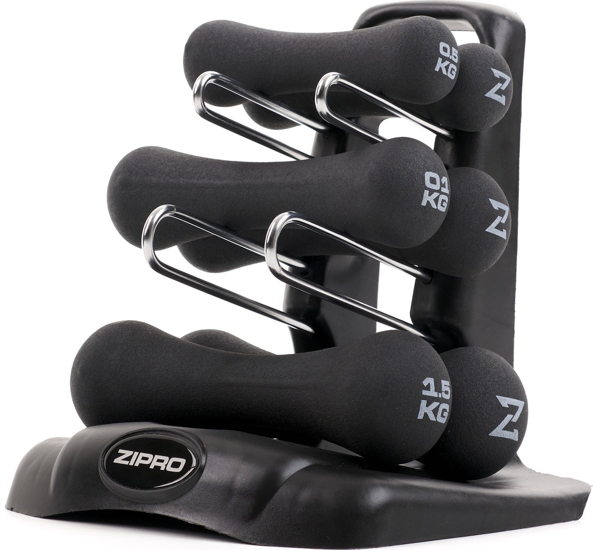 Zipro ‎‎Hantel Zipro neoprenowy 6 x Różne rodzaje obciążenia w zestawie