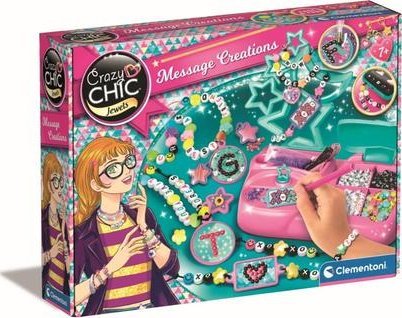 Clementoni Zestaw kreatywny Crazy Chic Pracownia Literkowej Biżuterii