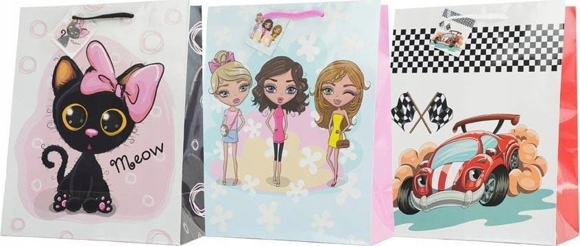 MFP paper torebka na prezent T 4 mix 83 180x230x100 5252805