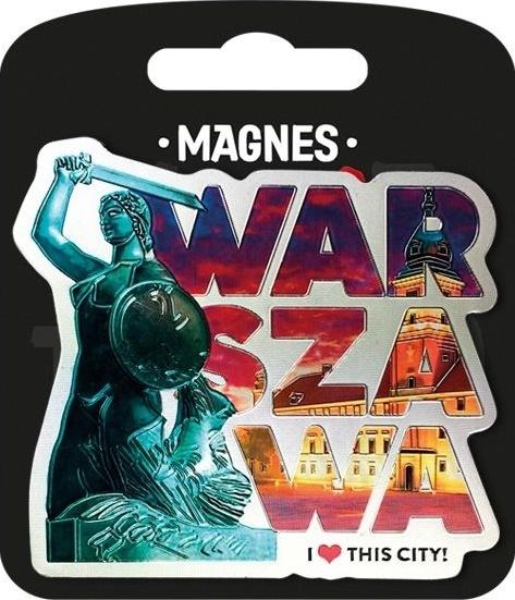 Pan Dragon Magnes I love Poland Warszawa ILP-MAG-A-WAR-08