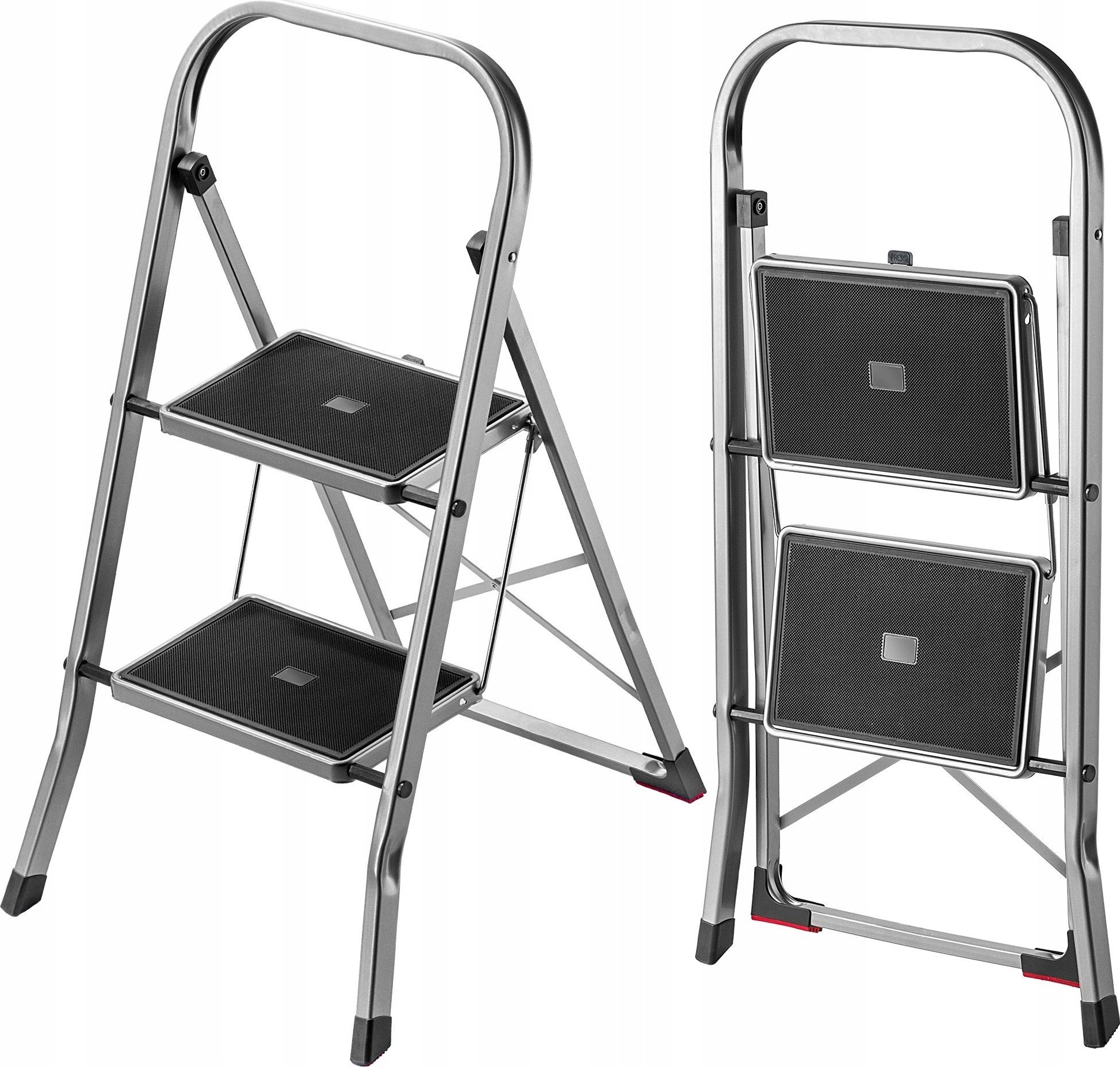 Kadax KADAX Drabina Domowa 2 Stopniowa Aluminiowa 150 kg