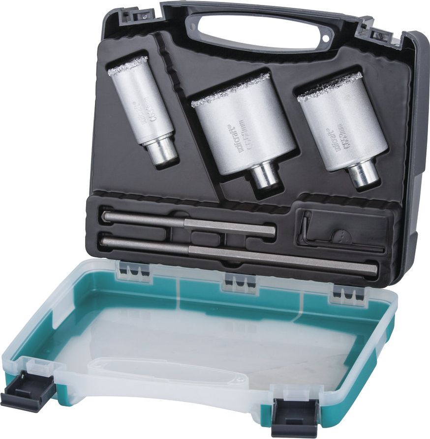 Wolfcraft Zestaw otwornic HM 5 elementów, 33, 53, 68 mm (1003000)