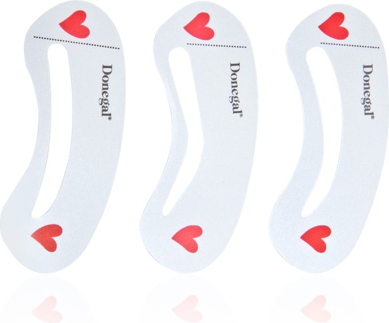 Donegal Szablony do malowania brwi 3szt.