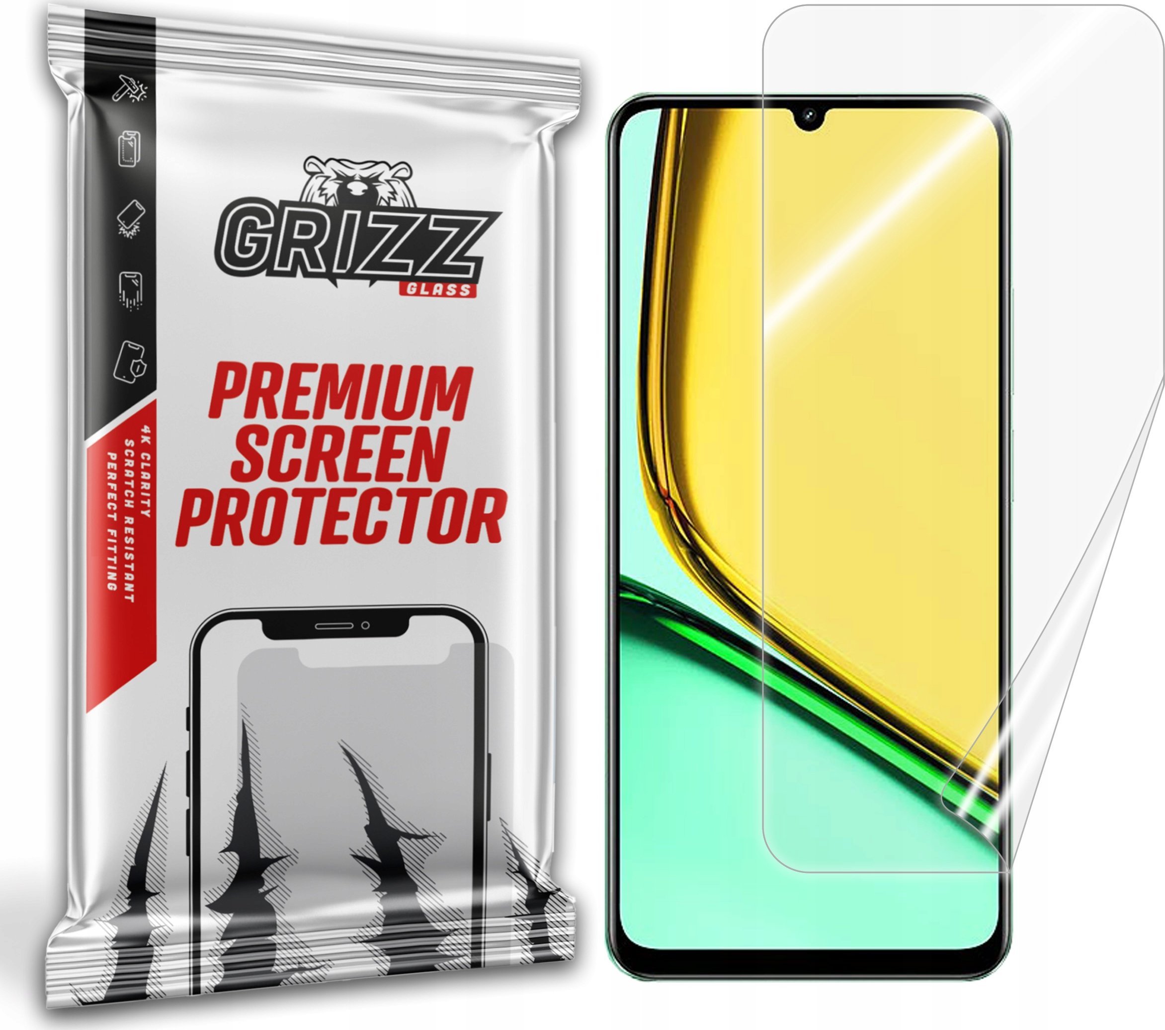 GrizzGlass Folia ceramiczna GrizzGlass CeramicFilm do Realme C61