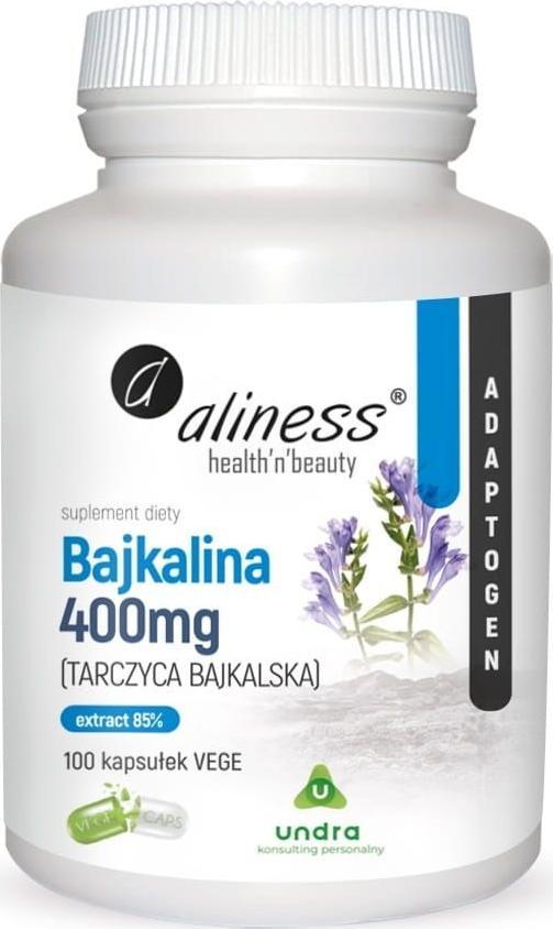 Aliness Bajkalina - Tarczyca Bajkalska 400 mg (100 kaps.) Aliness