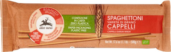 Spaghetti Spaghettoni Varieta di Grano Cappelli 500g - Alce Nero