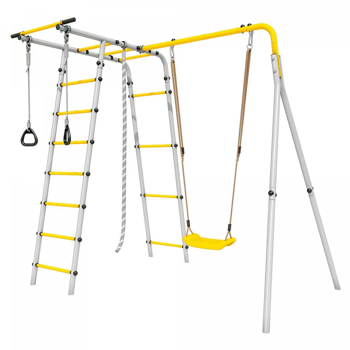 Plac zabaw Leśna Polanka | Drabinki Lina Plastikowe siedzisko 100 kg