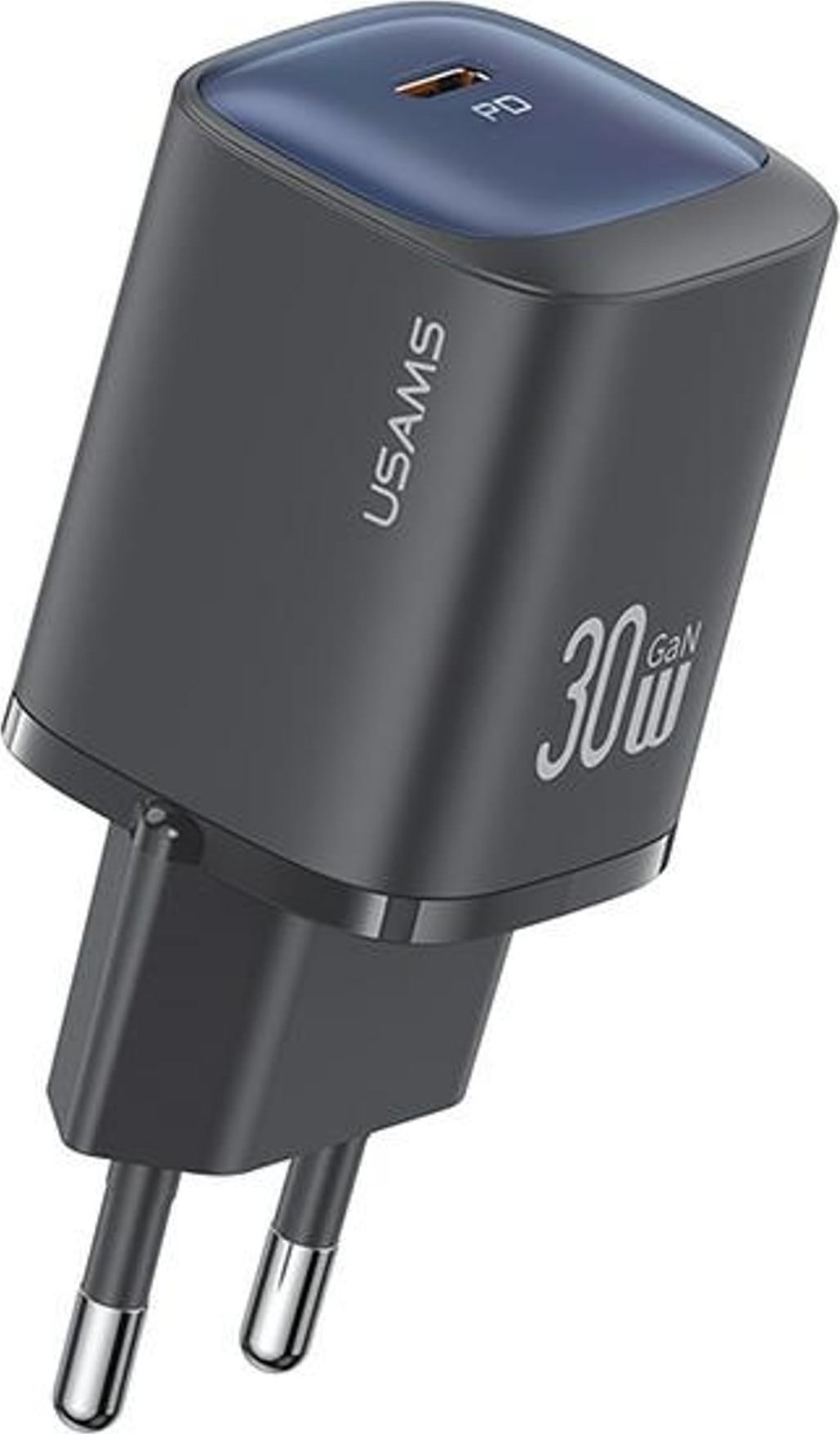 Ładowarka Usams USAMS Ład. siec. CC251 30W GaN USB-C Fast Charging HC Series czarny/black CC251TC01