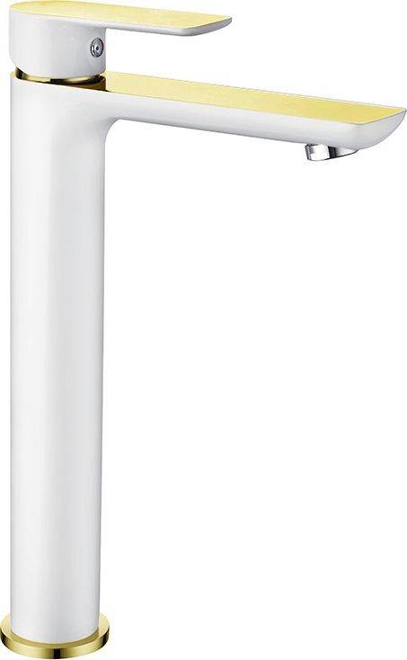 Bateria umywalkowa Mexen Alfa stojąca biały