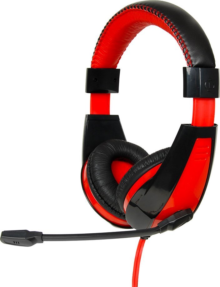 Słuchawki iBOX HPI Czerwone (SHPI1528MV)