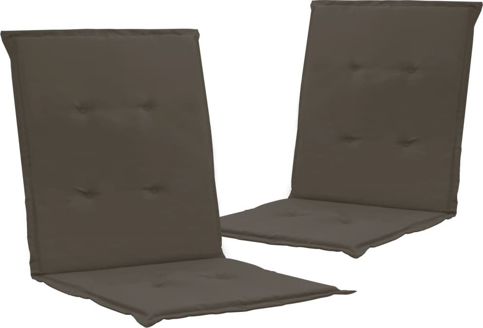vidaXL Poduszki na krzesła ogrodowe, 2 szt., antracyt, 100x50x3 cm