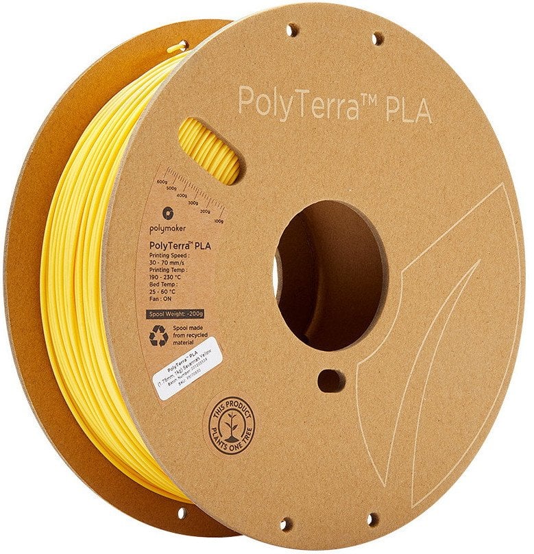 Filament Polymaker PolyTerra PLA 1,75mm, 1kg - Savannah Yellow}