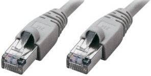 TecLine Patchcord, S-STP, CAT.6, 1m, szary (71401)
