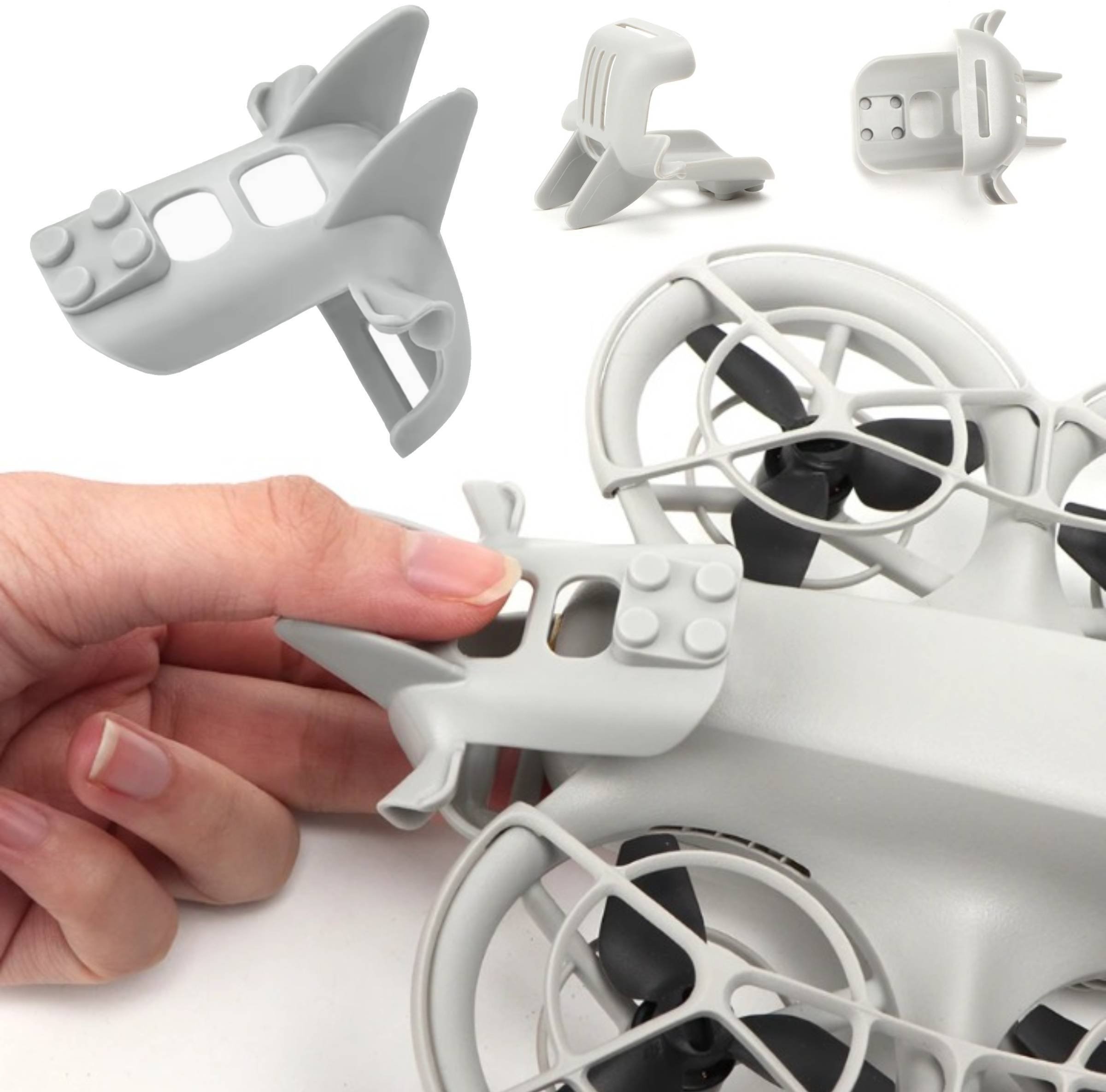 TYLNE SKRZYDŁO OGONOWE STABILIZATOR OCHRONNY + UCHWYT NA KLOCKI TYPU LEGO DO DJI NEO