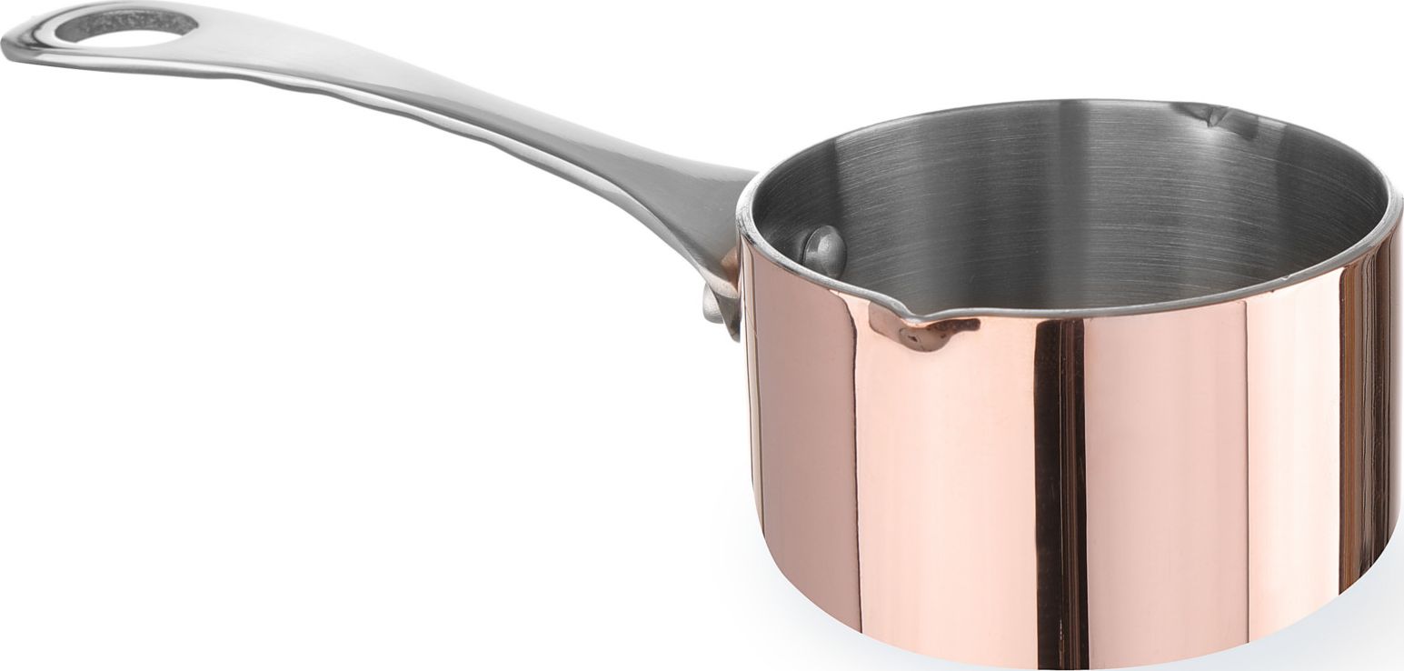 Hendi Rondel miniaturowy z dzióbkiem miedziany śr.75x(H)40mm Hendi 607022 Rondel miniaturowy z dzióbkiem miedziany śr.75x(H)40mm Hendi 607022