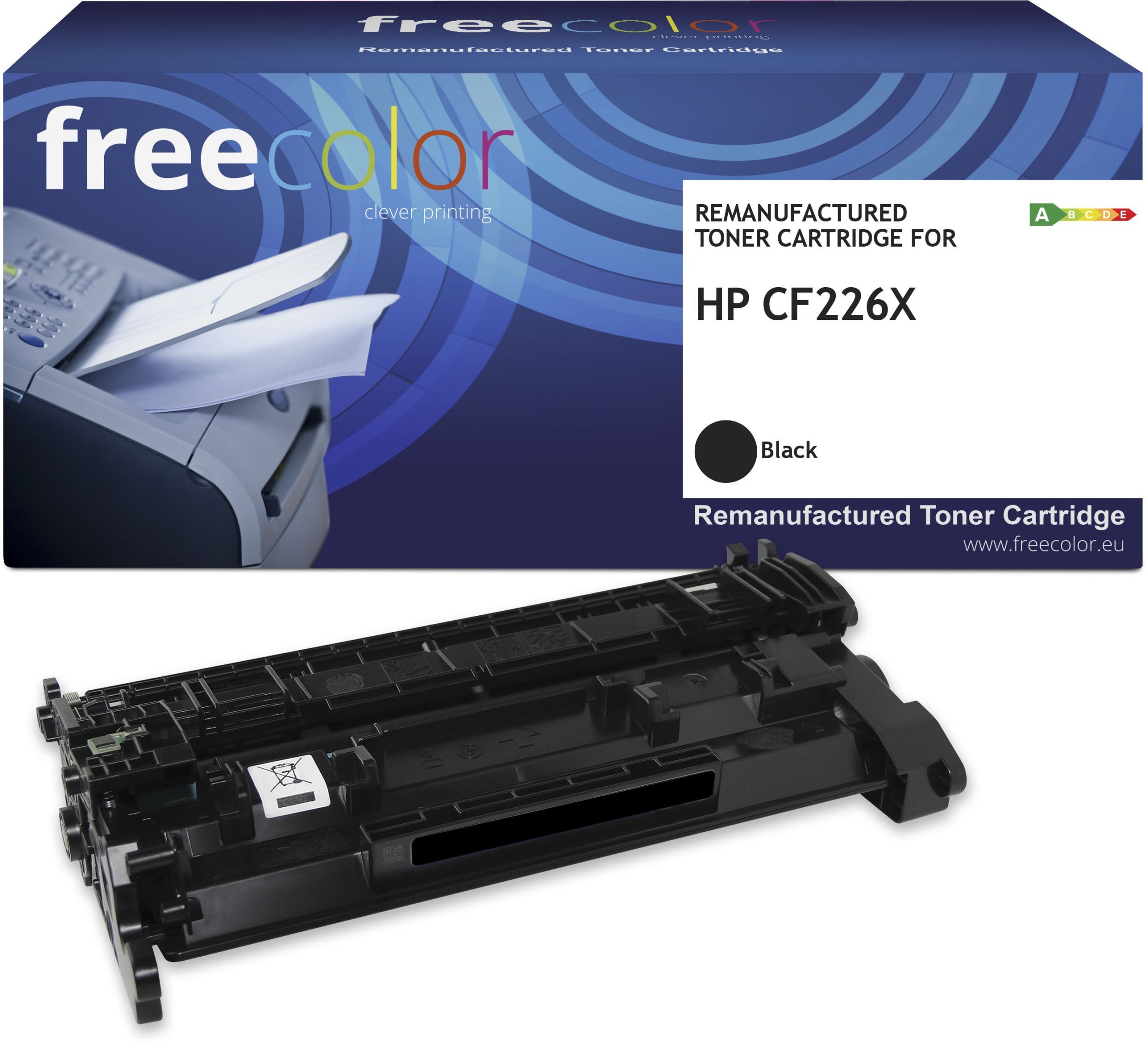 Toner Freecolor Toner HP 26X (CF226X HC) black 12000 stron remanufactured