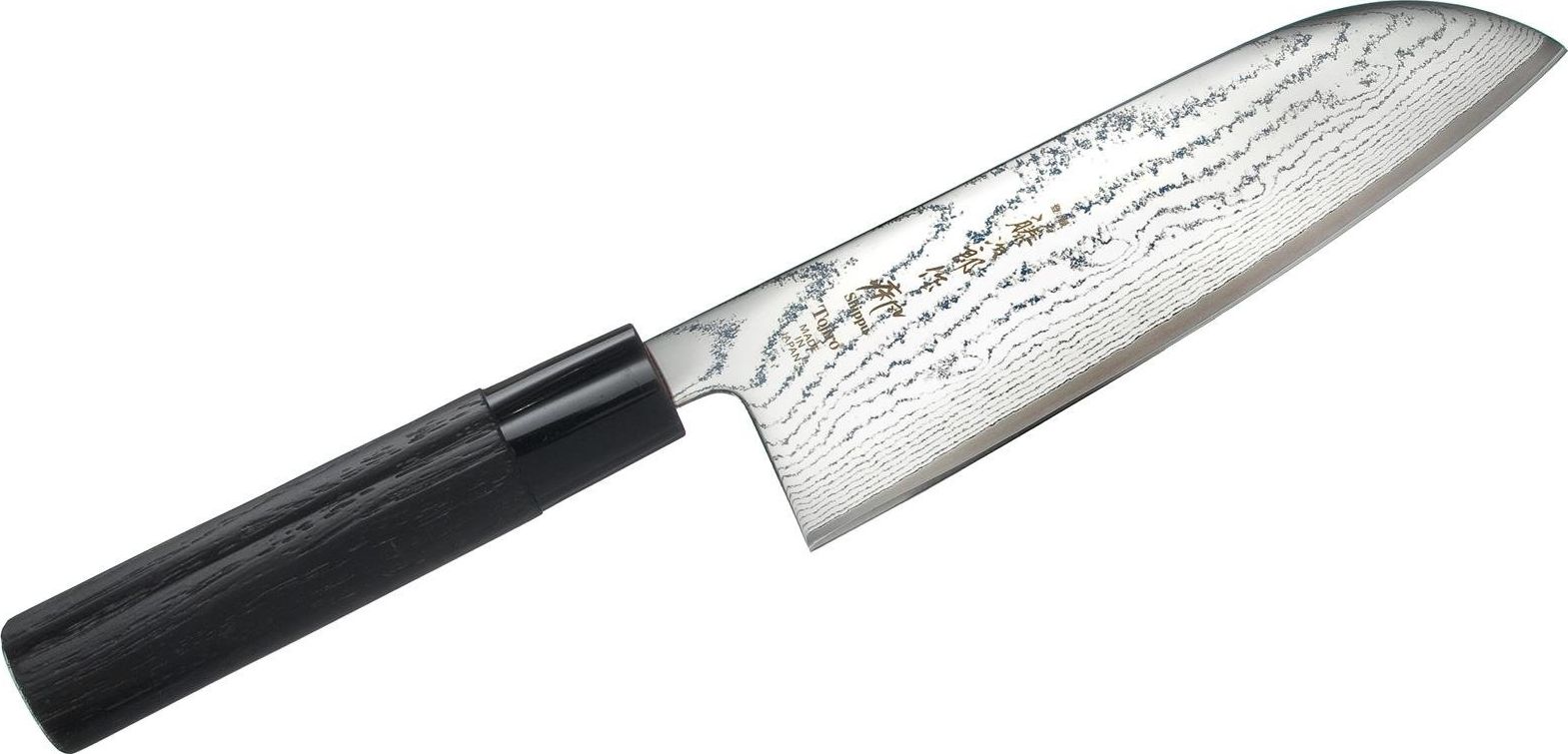 Tojiro Nóż kuchenny Santoku Shippu Black FD-1597 16.5cm
