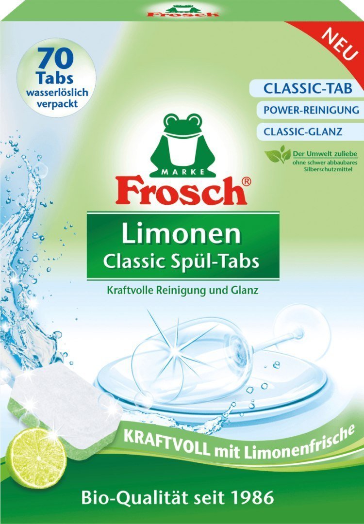 Frosch - limonkowe tabletki do zmywarki ALL IN ONE- 70 szt.