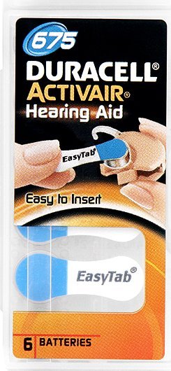 Blow 8740# Bateria za675 duracell do aparatów słuchowych 6sztuk