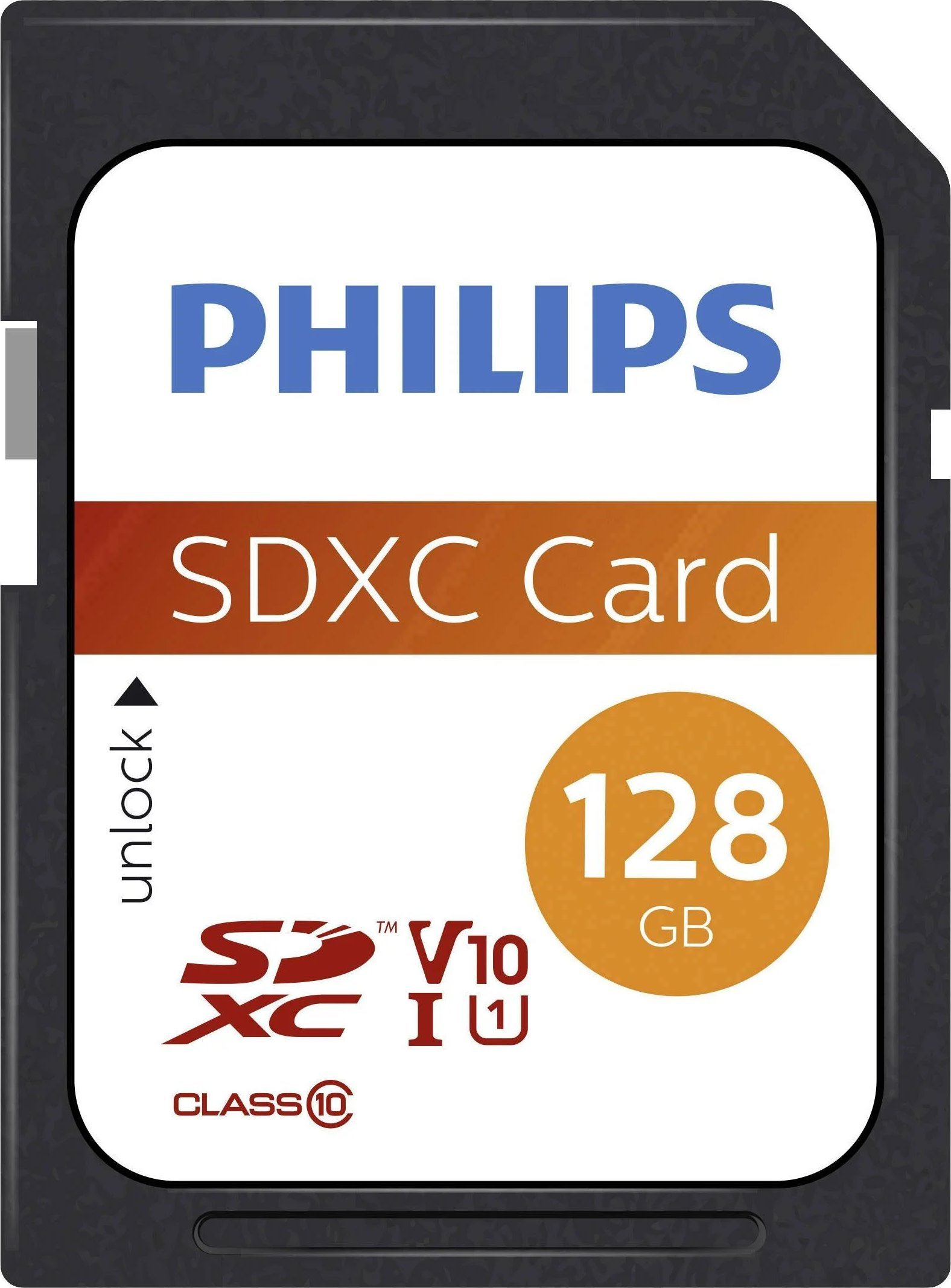 Karta Philips SDXC 128 GB Class 10 UHS-I/U1 V10 (FM12SD55B/10)
