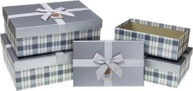 Teka Pudełko prezentowe PUG-23269-PR 4szt ROZETTE