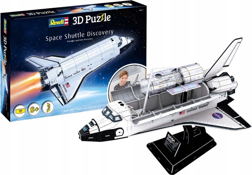 Revell *****REVELL puzzle 3D SpaceShuttle Discovery 00251