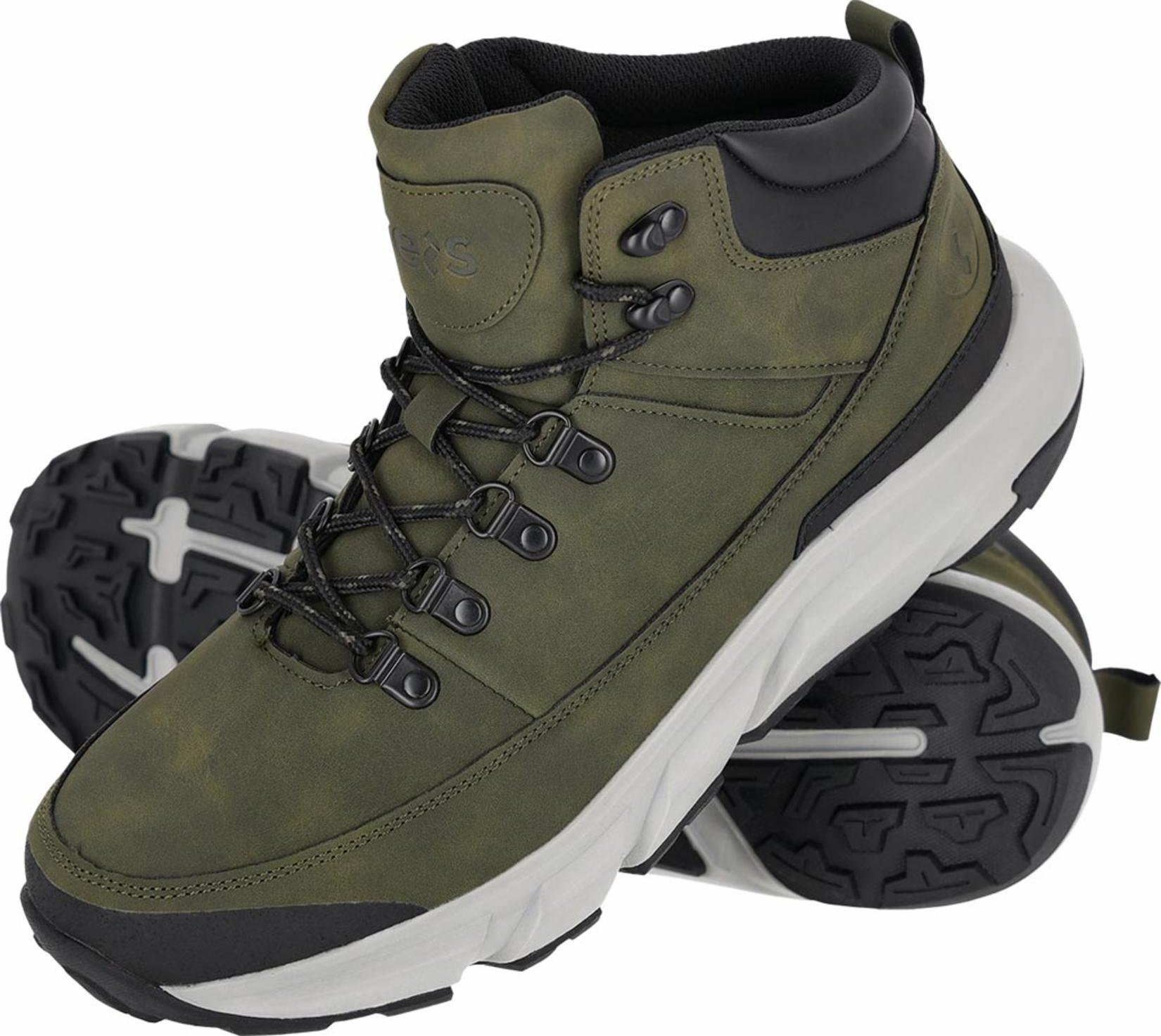 Buty trekkingowe męskie Reis BCAMINO - Lekkie wygodne męskie trzewiki CAMINO wykonane z PU wstawki z gumy podeszwa phylon oraz guma o wielokierunkowej