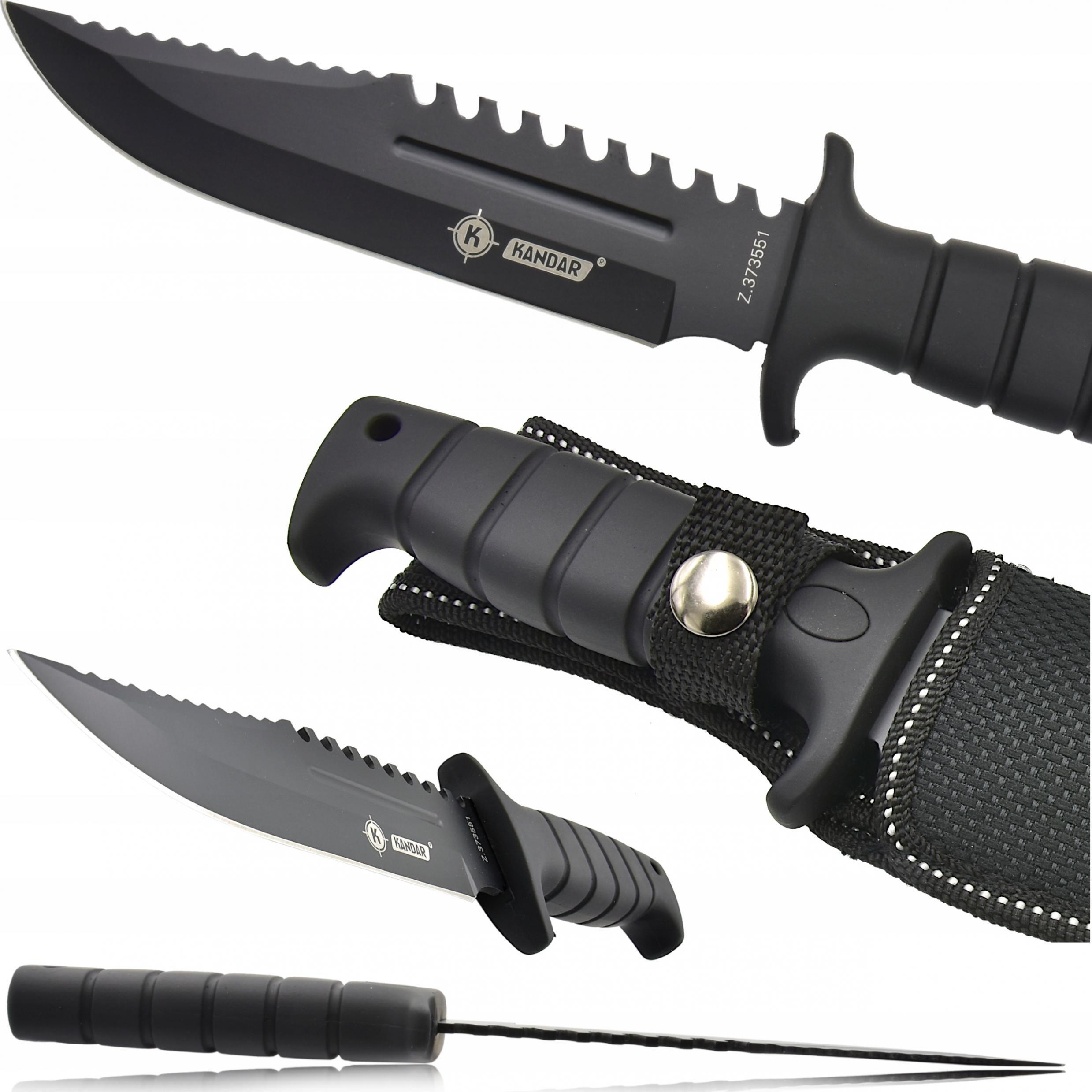 Kandar Nóż Wojskowy Taktyczny Militarny Pokrowiec