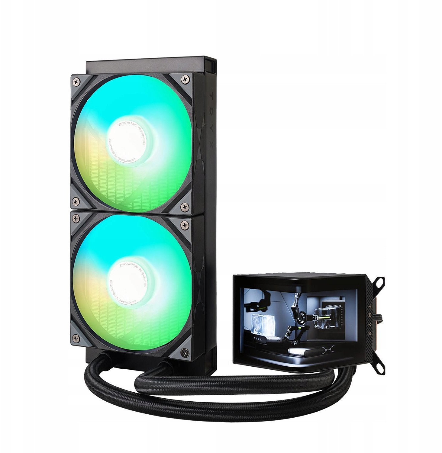 TRYX PANORAMA Komplett-Wasserkühlung, ARGB - 240 mm, schwarz