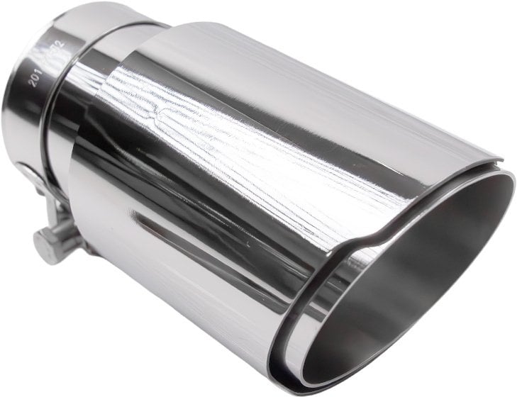 Końcówka tłumika 89mm wejście 70mm Polerowana