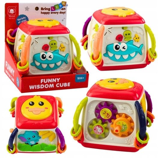 Kostka Interaktywna Edukacyjna Dla Malucha Kaczuszka Kolorowa