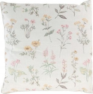 Poduszka dekoracyjna w kwiatowy wzór, 45 x 45 cm